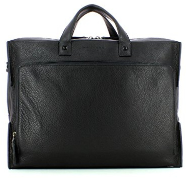 Piquadro CA3809W72/N Cartella Collezione Sirio, Pelle, Nero, 40 cm