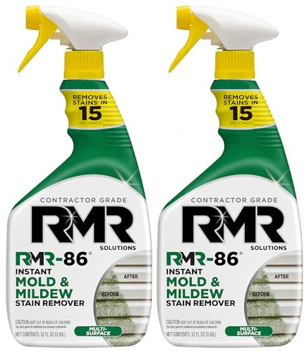 RMR-86 Spray eliminador instantáneo de manchas de moho y moho, fórmula sin exfoliación, paquete de 2, 32 onzas