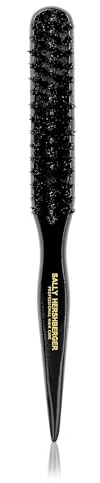 SALLY HERSHBERGER Teasing Brush - Premium, Salon-Tested Teasing, Back-Combing, Slicking, and Edge Control Tool - Dual-Ended With Bristle Brush and Parting Stick - For Thick Through Fine Hair - 1 pc