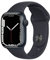 Apple Watch Series 7 (GPS, 41mm) Smartwatch - Aluminiumgehäuse Mitternacht, Sportarmband Mitternacht - Regular. Fitnesstracker, Blutsauerstoff und EKGApps, Always-On Retina Display, Wasserschutz