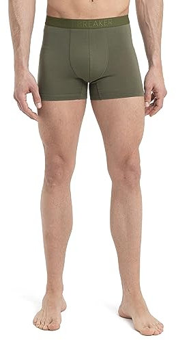 Icebreaker Herren Anatomica Cool-Lite Boxershorts - Unterwäsche aus Merinowolle für Wandern, Wintersport, Abenteuer und Training - Loden, L