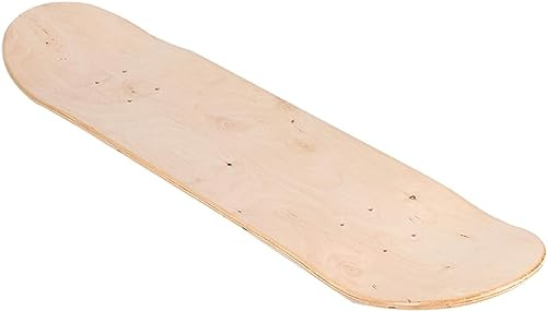 sanjianke-fs Skateboard Deck 7 Ply Maple Wood Stain Blank Skate Board Decks 8 Inch for Kids Boys and Girls DIY Design 1 Pack