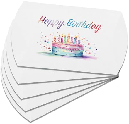 MJ-Graphics | Geldgeschenk Kissenschachtel 5er Pack | Lustige Geschenkverpackung | kleine Geschenke Geschenkverpackung Geld für Geburtstag | Scherzartikel Box zum verschenken | 10 x 5,5 x 3 cm