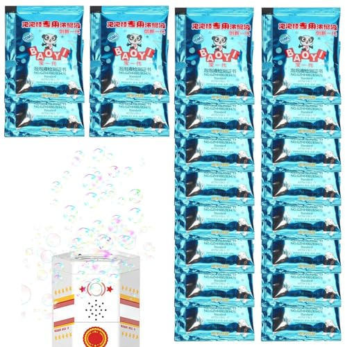 Solution concentrée à bulles, liquide pour machine à bulles - Concentré de recharge de solution à bulles - Liquides à bulles portables de 10 ml pour Machine à à bulles, cadeaux de pâques, activités de