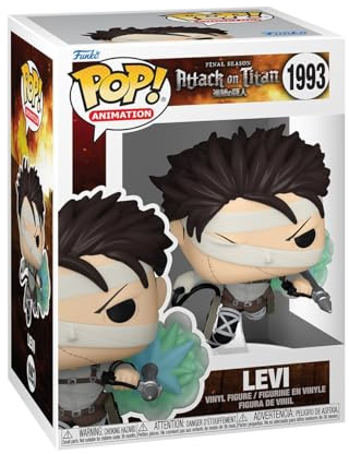 Funko POP! Animation: Attack on Titan - Levi | Gadget Ufficiale Anime - Personaggio in Vinile da Collezione - Idea Regalo Compleanno per Fan e Collezionisti