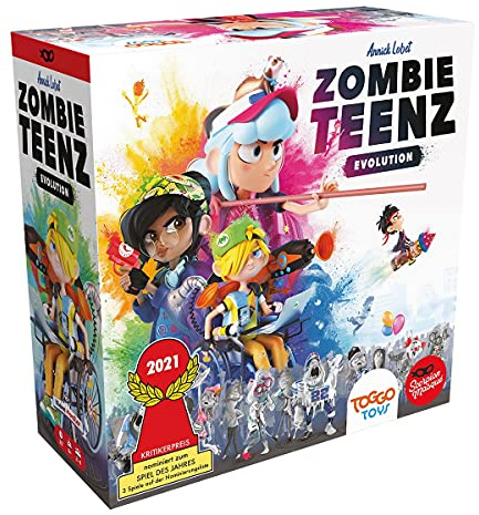 Le Scorpion Masqué, Zombie Teenz Evolution, Kinderspiel, Nominiert zum Spiel des Jahres 2021, 2-4 Spieler, Ab 8+ Jahren, 20+ Minuten, Deutsch, Mehrfarbig, Bunt