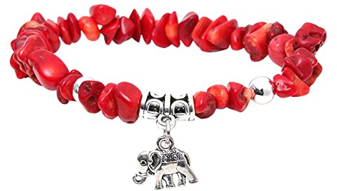 Milakoo Splitterarmband ädelstenar armband dam livets träd armband dam 7 chakra armband helande stenar