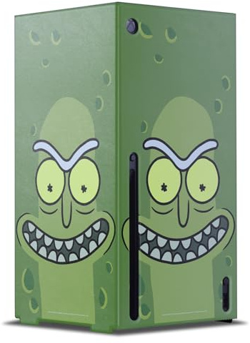 Head Case Designs Offizielle Rick And Morty Essiggurke Rick Grafiken Spielekonsolen Wickeln kompatibel mit Xbox Series X