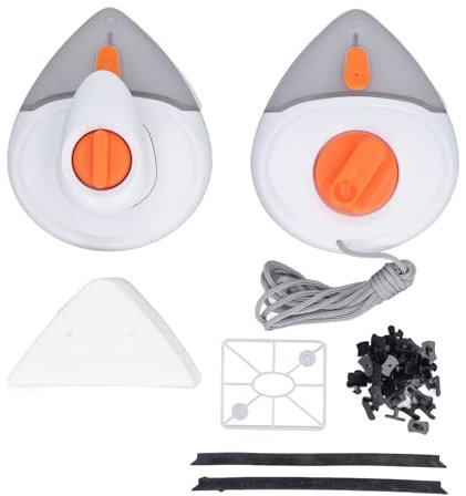 Limpiador Magnético de Ventanas de Coche, Limpiador de Vidrio Magnético de Doble Cara, Cepillo de Ventana de Limpiaparabrisas de Vidrio Magnético Ajustable Triangular de Plástico