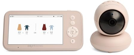 ergoPouch Drift Home Baby Monitor and Smart TOG Guide – Non-Wi-Fi Monitor with Sleep Tracking, Night Light, and Intelligent TOG Dressing Guide for Safer Sleep