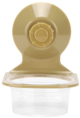 Yctze Bol à Eau pour Reptiles, Bol à Nourriture Suspendu, Bassins Simples et Doubles, Type d'eau Potable, Serpents, Lézards, Grenouilles à Cornes et Petits Reptiles, de Terrarium (#1)