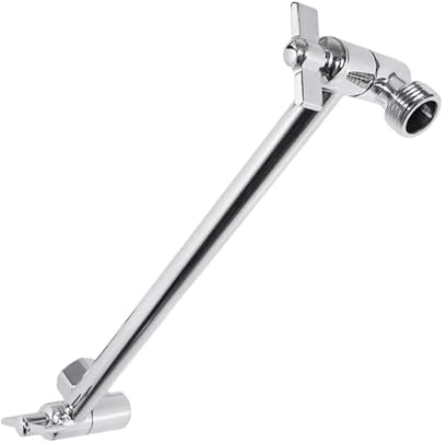 Extensor de brazo de ducha ajustable y soportes de acero inoxidable con rociadores superiores para accesorios de baño, soportes de ducha mejorados para baño