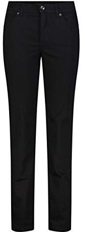Mac - Damen 5-Pocket Jeans, Melanie (5040), Größe:W48, Länge:L30, Farbe:Black Black (D999)