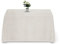 LUA VIKA Falda Mesa Camilla Rectangular Chenilla, Ropa Mesa Camilla Rectangular, Color Crudo, 70x120 cm