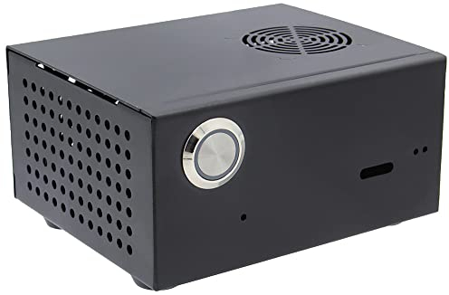 Geekworm X825-C8 Case, Only Support X825 V2.0 2.5 Inch SATA SSD/HDD Shield & Raspberry Pi 4 & X735 (Raspberry Pi / X825 / X735 Not Included)