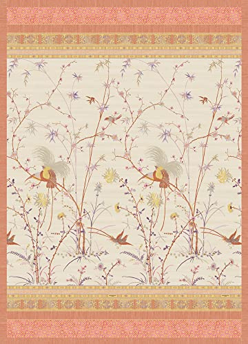 Bassetti Fong Plaid, 100% Baumwolle 57 Fäden pro cm²/ Füllung: 100% Polyester 80 g/m², Beige, 270x250 cm