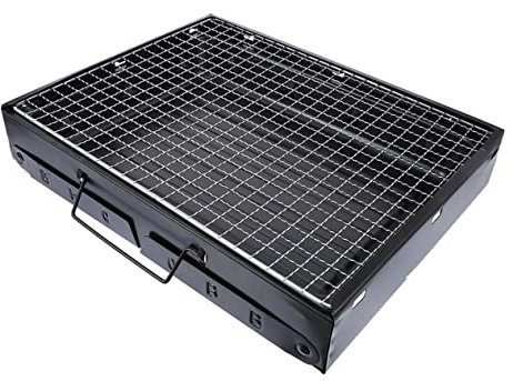 Kisangel 1piezas Parrilla De Barbacoa Portátil Para Exteriores Parrilla Para Acampar y Picnic Duradera y Sencilla Para Barbacoas De Gas Portátiles y Planchas De