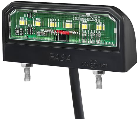 Qiping LED illuminazione targa immatriculazione,LED luci di traino targa di immatricolazione per 12 V/24 V camion furgone rimorchio auto veicolo caravan