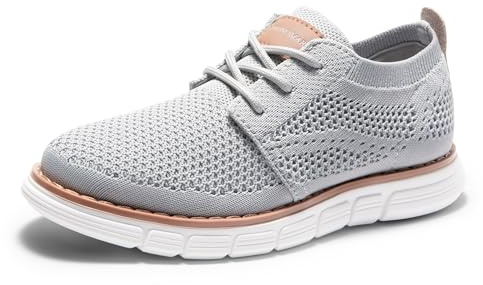 Bruno Marc Scarpe Oxford Bambino Tomaia Elasticizzata,Grigio,31