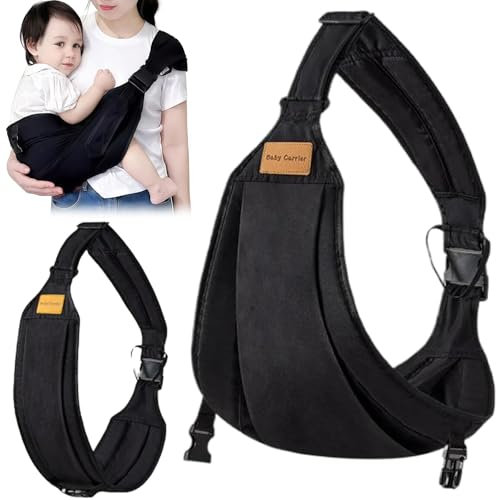 Babytragetuch,Kleinkind Trage Seitlich,Verstellbare Schulter Babytrage,Multifunktionale Babytrage,Atmungsaktive Baby Tragetuch,Multifunktionale Tragegurt Baby für Babys von 6 bis 36 Monaten