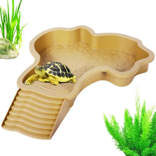 Cuenco De Agua Para Tortugas, Bañera Para Reptiles Para Reptiles, Anfibios