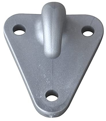 iapyx 10 Stück Dreiloch Planenhaken 45x39mm Anhänger Abspannhaken