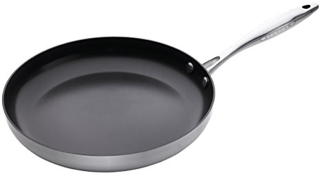 SCANPAN CTX Bratpfanne 32 cm | Multifunktionale Pfanne Induction mit Edelstahlgriff | Für alle Herdarten geeignet | Stratanium Antihaftbeschichtung | Ofenfest