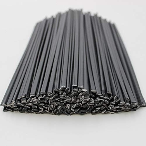 40PCS Polypropylene PP Plastic Welding Rods - 250mm Length ，2.5mm Width x 5mm Height (Black)