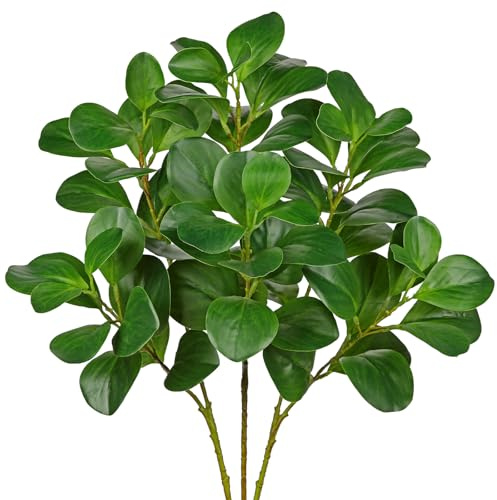 Arborus 3 ramas artificiales como reales de 72 cm para jarrón, ramas y ramas, plantas artificiales, ramas de ficus, ramas de plástico, ramas de ficus artificiales, para jarrón, salón, dormitorio