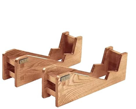 Lautsprecherregale, Audioständer Schwarzer Walnuss-Center-LautsprecherständerDesktop-HiFi-Audio-Center-StänderMassivholz-Audiophile-LautsprecherständerVerstärkerständer Audio-Lautsprecherstände, Büche