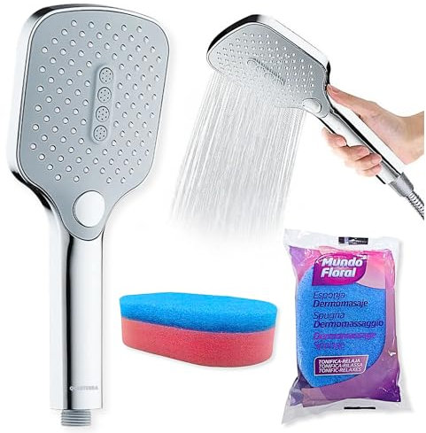 Alcachofa de Ducha, Cabezal Alta Presión, Sistema antical, Alcachofa Ducha Ahorro de Agua, Telefono de Ducha