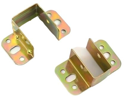 Brackets, Durable Metal Bed Beam Support Brackets-Thickened for Stable Furniture Fixing ,for Wood