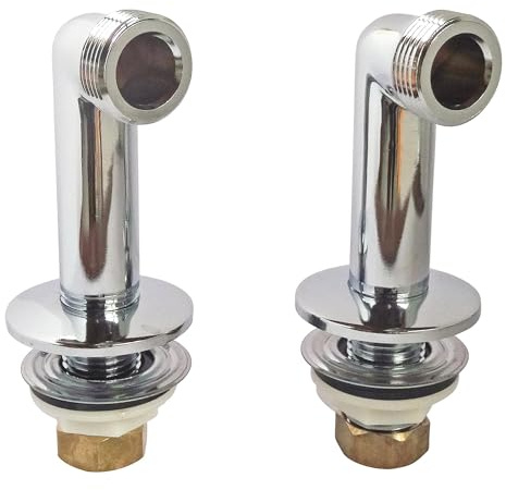 Somatherm C536 2 Column Fittings with Rosette M15/21 M20/27, Grey