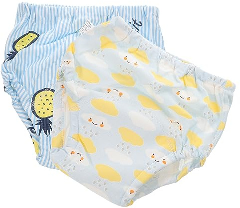 SAFIGLE 2 Piezas Pantalones De Entrenamiento Ropa Interior Para Niños Pañal De Entrenamiento Reutilizable Nadar Bragas Tabla: Suéteres Para Bebés Recién Nacido Bolsa De Tela