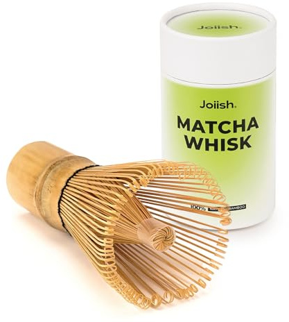 Joiish handgjord bambu match visp, traditionell japansk chasen, matcha-omrörare, matcha te blandningsverktyg tillbehör