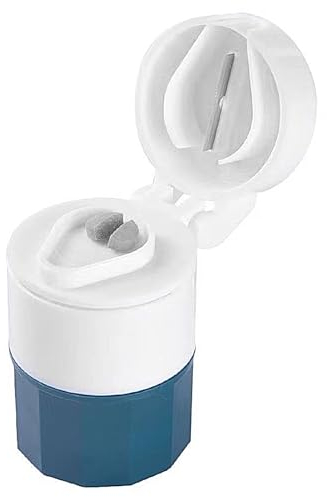 Tablettenteiler Für Kleine Tabletten Und Große Pillen, Multifunktionale Runde Tablettenschneider Pillenteiler Medikamententeiler Teiler Tablettenspalter Pillenschneider Tablettenzerteiler Pill Cutter