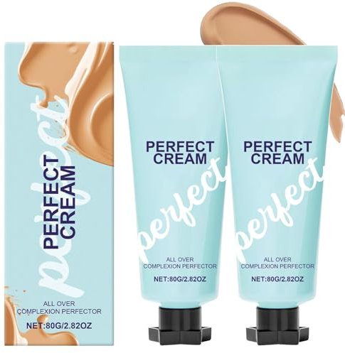 Supre All-Over Body Perfector,CC Cream Body Coverage Perfector,Langanhaltende Halten Sie die Haut hydratisiert & Bedecken Sie Schönheitsfehler,Ein Leichtes und Natürliches Aussehen Schaffen (2PC, 80g)