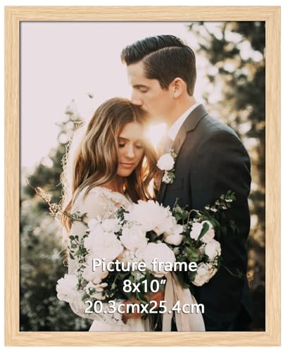 Giftgarden Marco 20x25, Marcos de Fotos Color Madera de PVC, Perfecto para Enmarcar Paisajes, Retratos, Obras de Arte y Fotografías, Ideal Opción para Espacios de Arte, Oficinas y Hogares