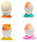 Buflar 4 Pcs Egg Cup Holders – Egg Cups, – Breakfast Set for Kitchen, Easy to Use and Clean