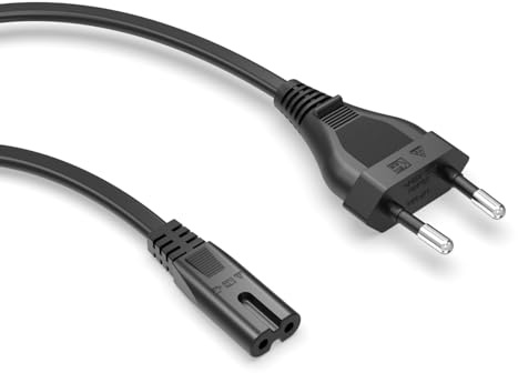 Superer 3,0M C7 Figura 8 Cable de Alimentación Compatible con Sony PS4, PS5