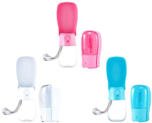 Distributore d'acqua per cani - Bottiglia da viaggio 300 ML con Hollow Bevanda | Cuccioli Portatili, Passeggiate Animali Azienda E Forniture Per Escursioni, Viaggi All'aperto Avventure
