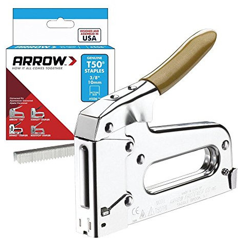 Arrow T50PBN Staple/Nail Gun for Building Professional