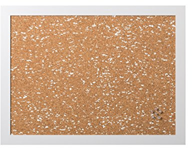 Bi-Office, Memoboard B&W, Kork mit weißen EVA-Einsätzen, Weißer MDF-Rahmen , 60x45cm