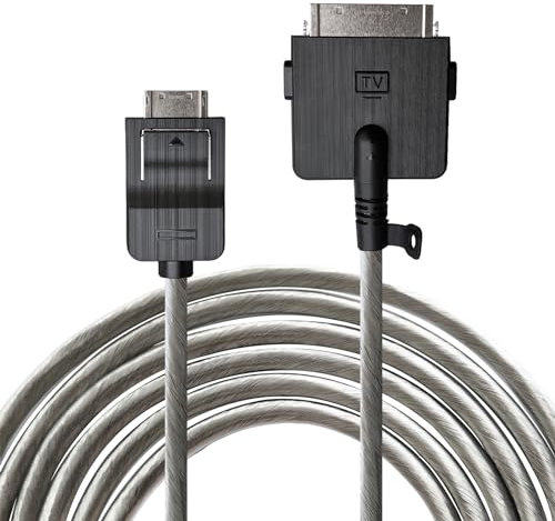 Le câble BN39-02688B One Connect de 2,5 m est uniquement compatible avec les téléviseurs intelligents Samsung QN700 QN800 QN900 QN95A QN95B Series Neo QLED 4K/8K (convient aux modèles de TV 2021-2023)