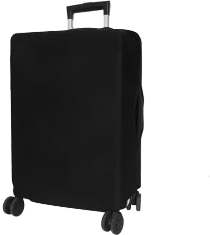 Kofferschutzhülle, Kofferhülle Wiederverwendbar, Elastisch Kofferhülle Kofferschutzhülle, Staubdichtes, Verdicktes, Hochelastisches Gewebe, Kofferschutzhülle L mit 1 Gepäckanhänger (26-28 Zoll)