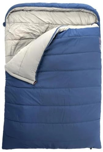 Vango Polaris Kingsize Sleeping Bag – Extra-Large Double Camping Sleeping Bag, Polair® Lining, ThermoLock Pro Insulation, 3-Season Warm & Cosy, Square Shape with Hood