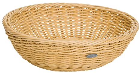 Saleen Korb-Schale, Gastrotauglich, Rund, Durchmesser: 29 cm, Kunststofffaser, Hellbeige, 02051930101