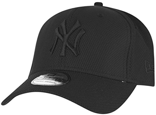 New Era New York Yankees MLB Black Stretch Diamond 39Thirty Stretch Cap - XS-S