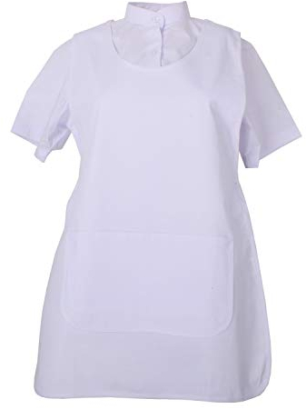 Misemiya - Tablier Nettoyage Médicaux Unisexe Clinique HÔPITAL Nettoyage VÉTÉRINAIRE SANTÉ HÔTELLERIE - Ref.868 - Medium, Tablier de Nettoyage 868-2 Blanc