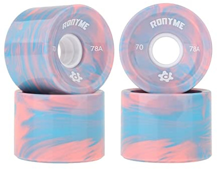 SunniMix 4pcs Roues De Skateboard, Roue Skate, Roue Roller, Skate Planche Vierge, Remplacement Set pour Skateboard Planches à roulettes Roller Quad